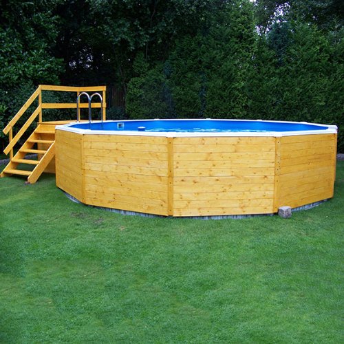 Family Pool Holzpool Mit Sonnendeck